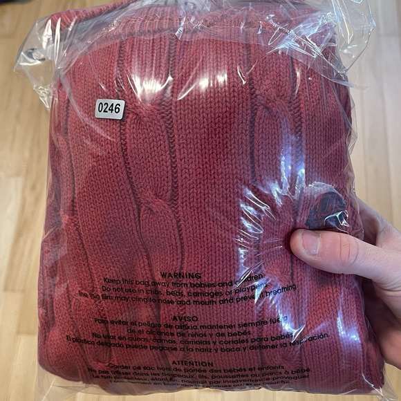 Vintage IZOD Lacoste Crewneck Sweater Small Green Cable Knit - Picture 8 of 8